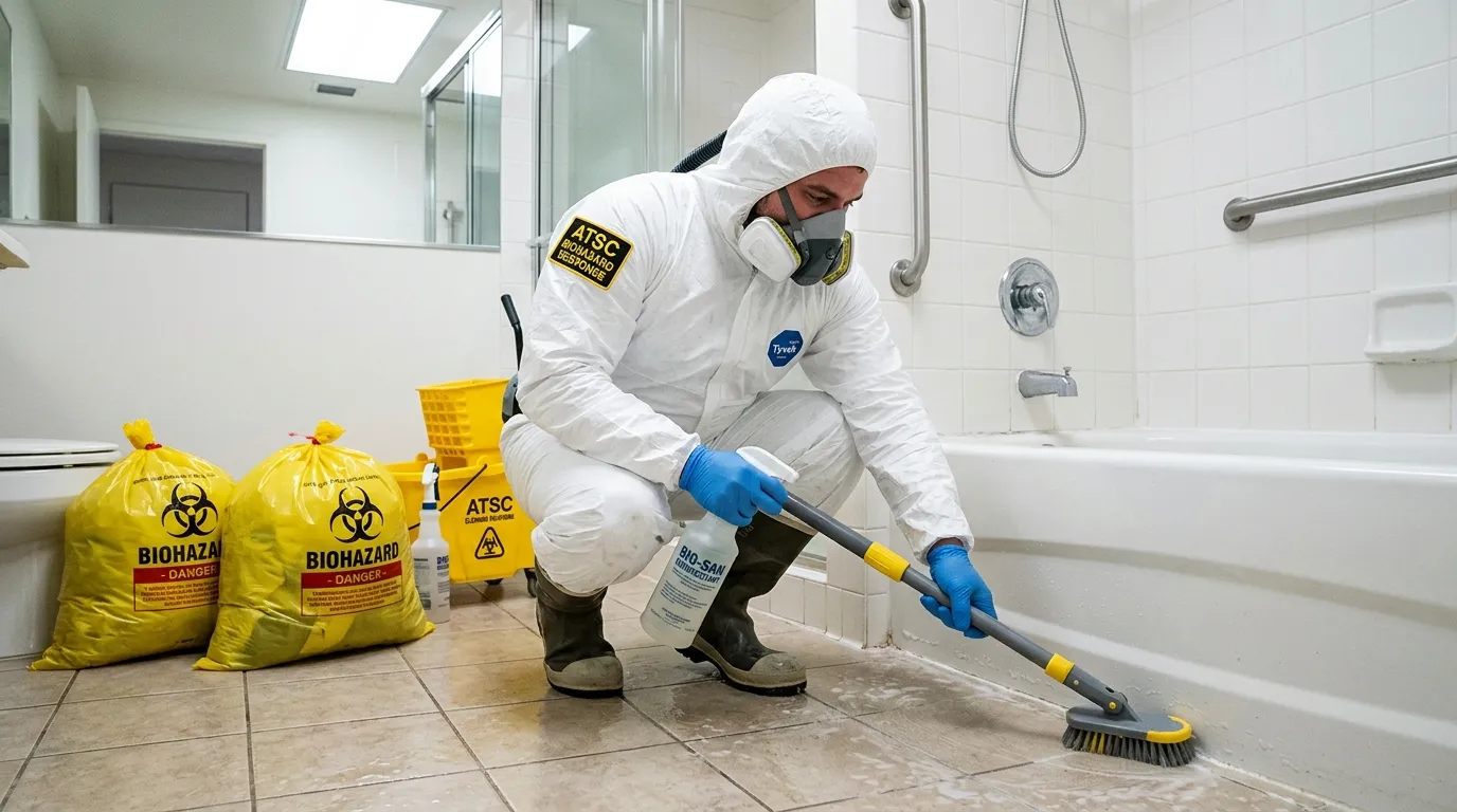 Decontamination equipment deployed for Blood Cleanup in Del City